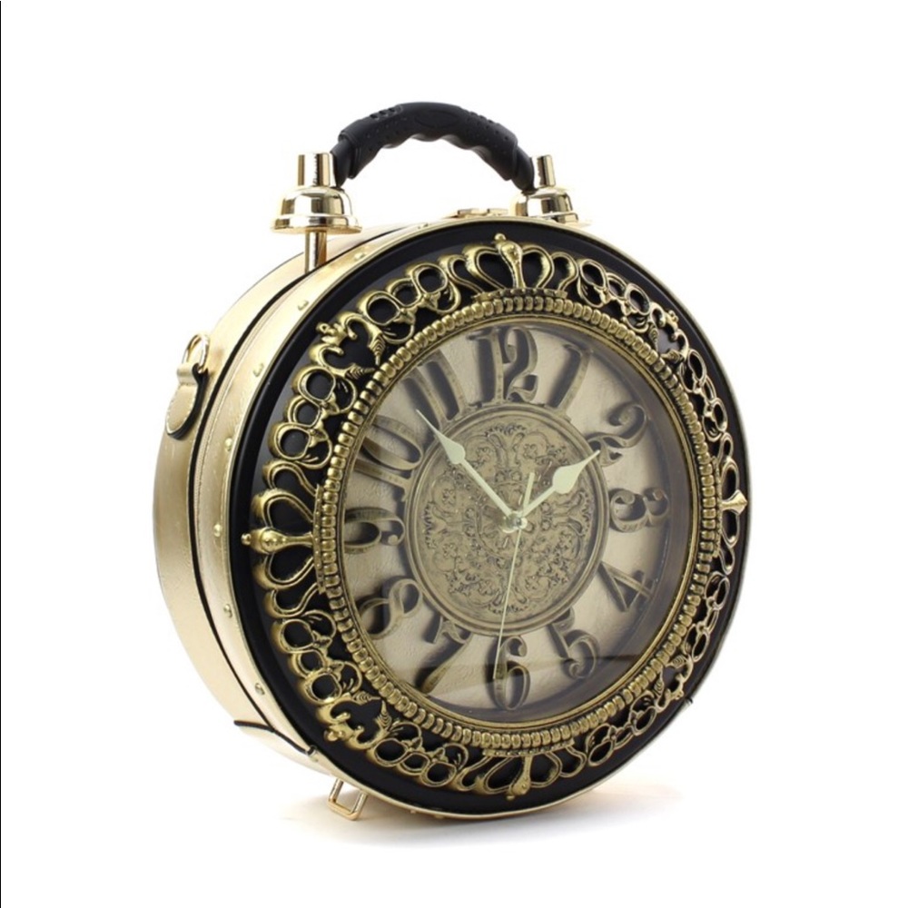 Vintage Clock Handbag